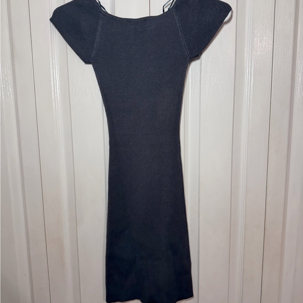 Dynamite grey cap sleeve mini dress - Picture 3 of 3